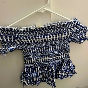 Off The Shoulder Baby Doll Top